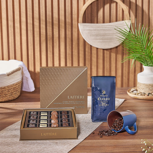 The Rich Coffee & Truffle Gift Set from America Baskets to America delivery