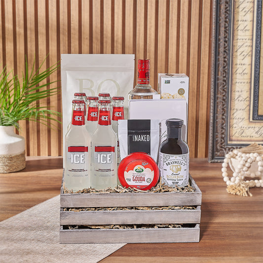 Elevate your party with our Chocolate & Cheese Celebration Gift Set, America delivery