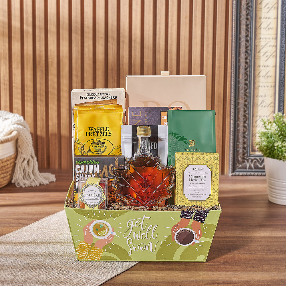 Get Well Snack Gift Basket – how the gift is presented