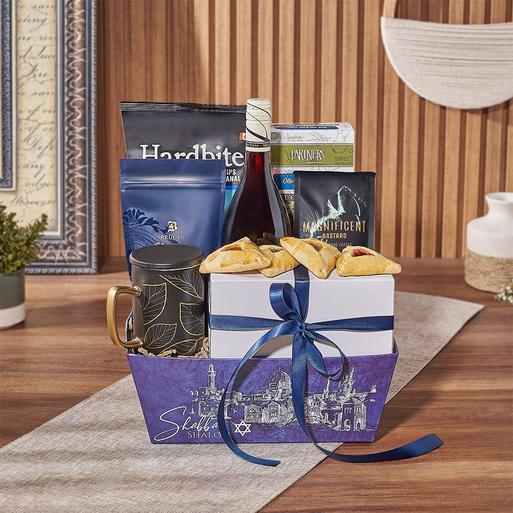 Kosher Wine Celebration Box – how the gift is presented