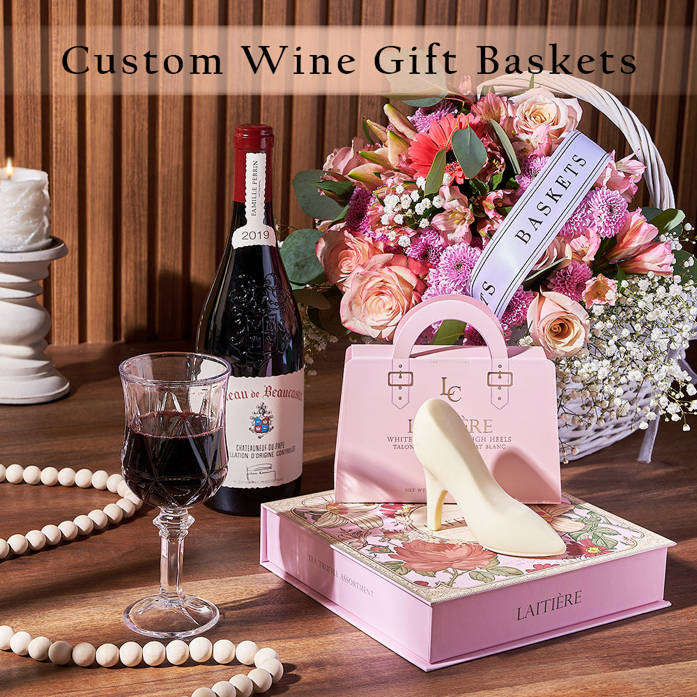 Custom Wine Gift Baskets - ensure that you give a gift that's as unique as they are, every time. America Delivery