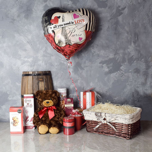 Durham Treats Basket from America Baskets - Valentine's Gift Set - America Delivery