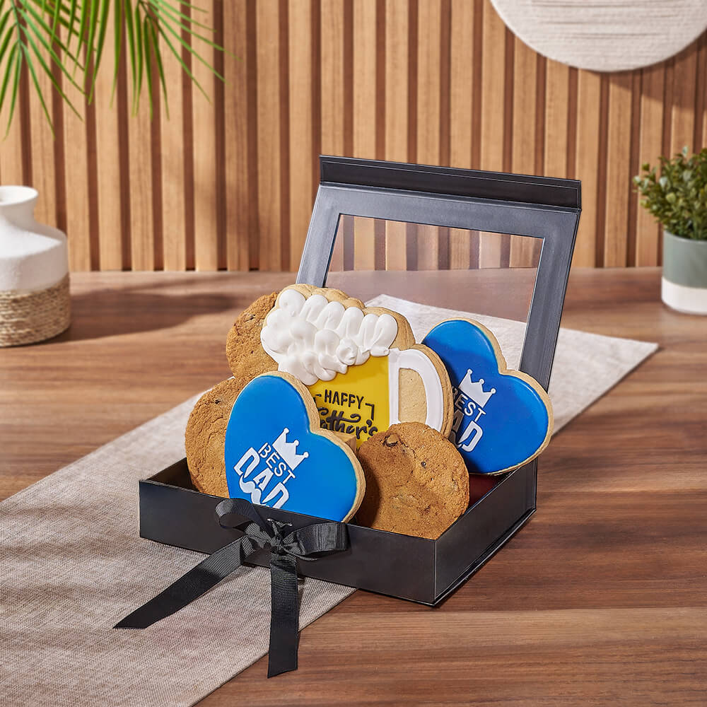 Father's Day Treat Cookie Box – how the gift is presented