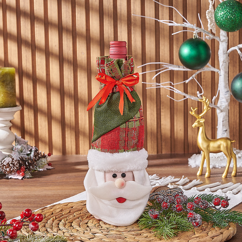 Festive Holiday Wine Gift from America Baskets - Wine Gift Set - America Delivery