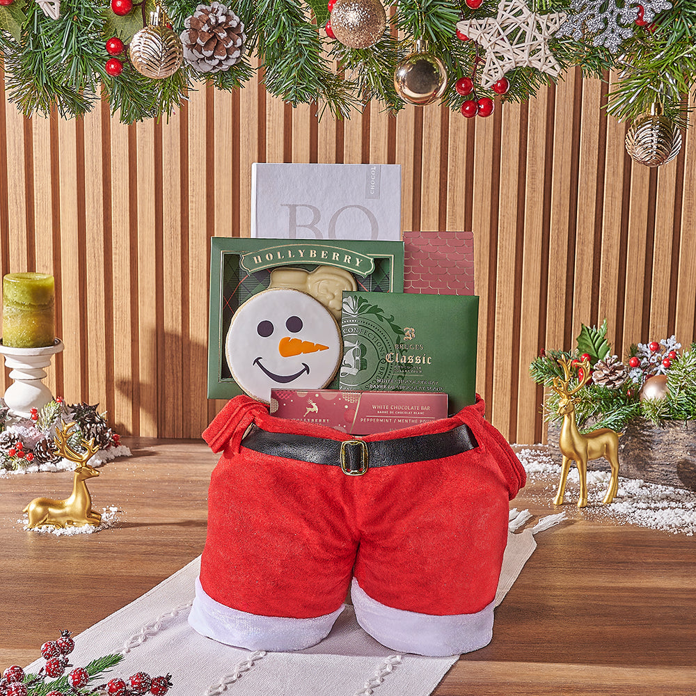Christmas Santa Pants Treats – how the gift is presented