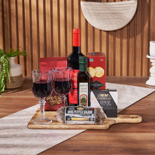 Love for Wine & Cheese Board from America Baskets - Wine Gift Basket - America Delivery