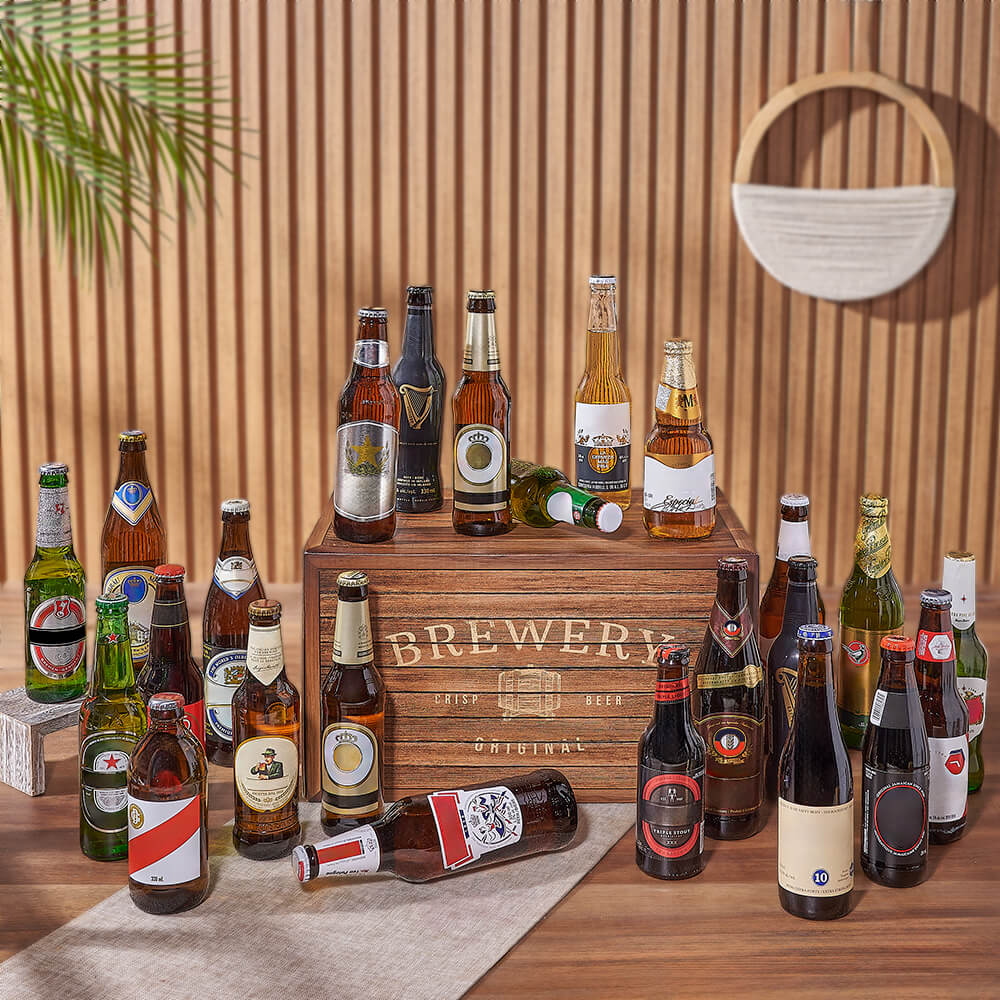 Assorted Beers Brewery Box – how the gift is presented