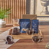 Delight any coffee aficionado with the Forest Hill Coffee & Snack Tray - America Baskets