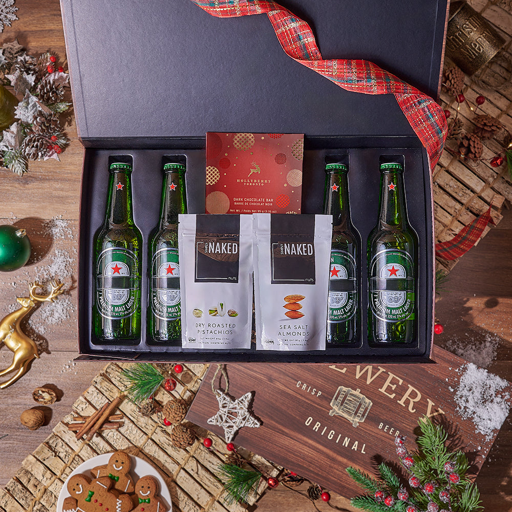 Beer &amp; Nuts Crate, beer gift, beer, christmas gift, christmas, nuts gift, nuts, America delivery