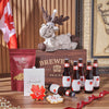 Canada Day Sweet Treat & Beer Gift, beer gift, beer, canada day gift, canada day, cookie gift, cookie, America delivery