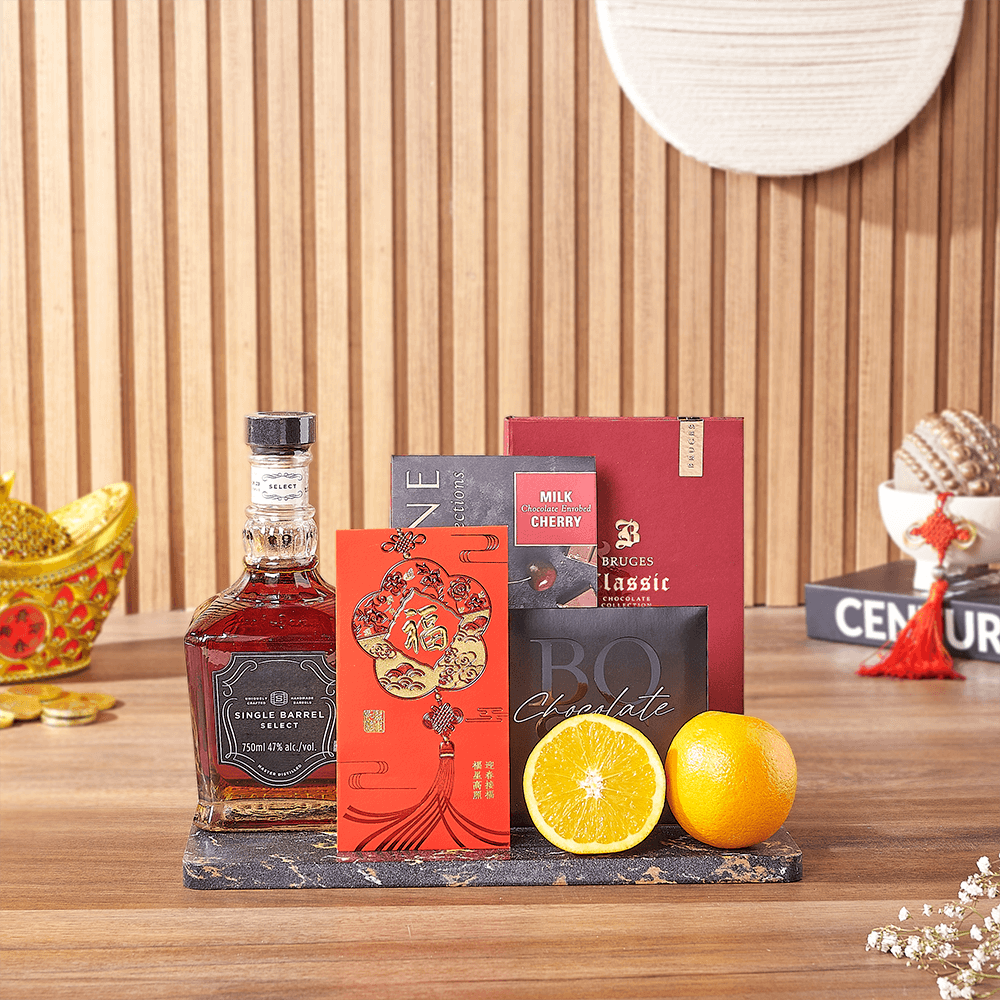 Chinese New Year Lucky Spirits Gift, chinese new year gift, chinese new year, lunar new year gift, lunar new year, liquor gift, liquor, America delivery
