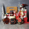 Chocolate Truffles & Christmas Sleigh Basket From America Baskets-America Delivery