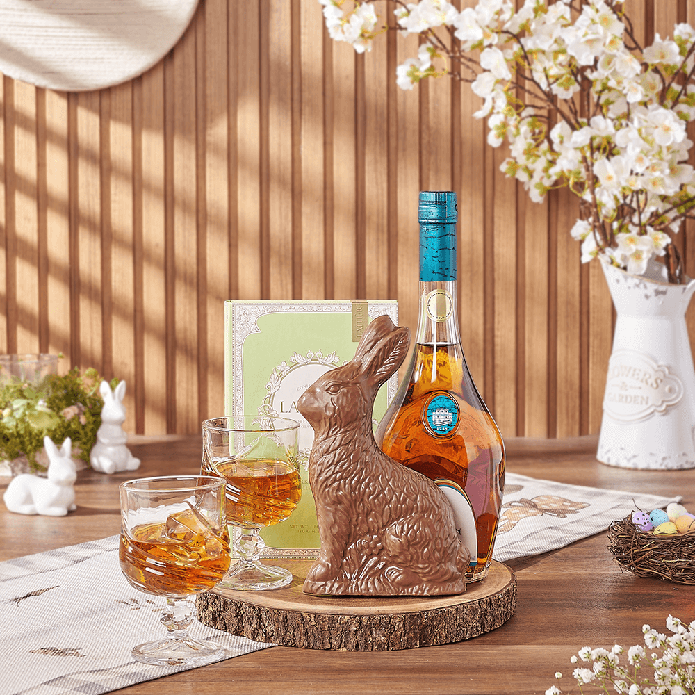 Easter Spirits &amp; Chocolate Gift, easter gift, easter, liquor gift, liquor, chocolate gift, chocolate, America delivery