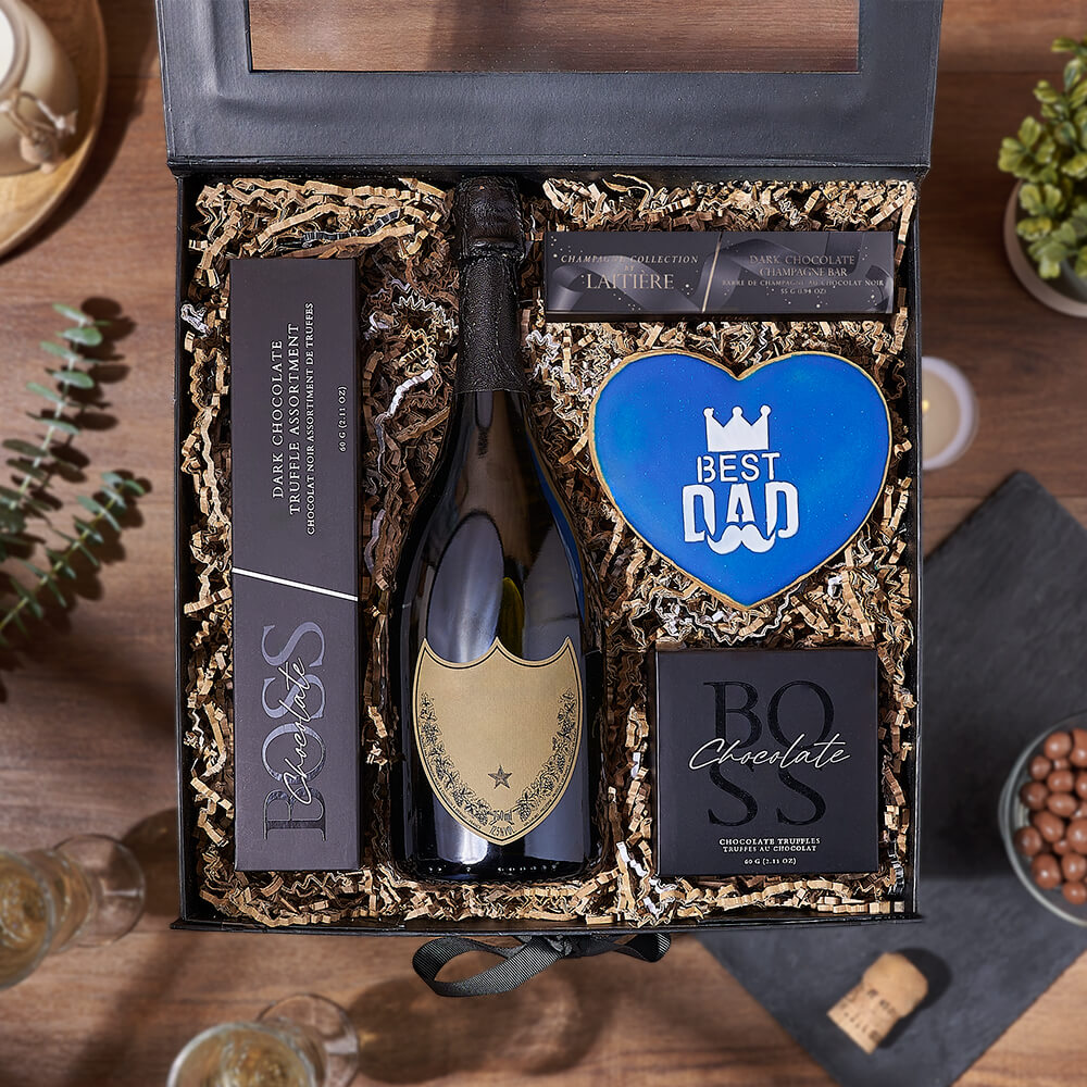 Father’s Day Champagne &amp; Sweets Box, sparkling wine gift, sparkling wine, champagne gift, champagne, fathers day gift, fathers day, America delivery