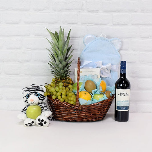Fruit Cocktail & Cuddles Gift Set from America Baskets - America Delivery