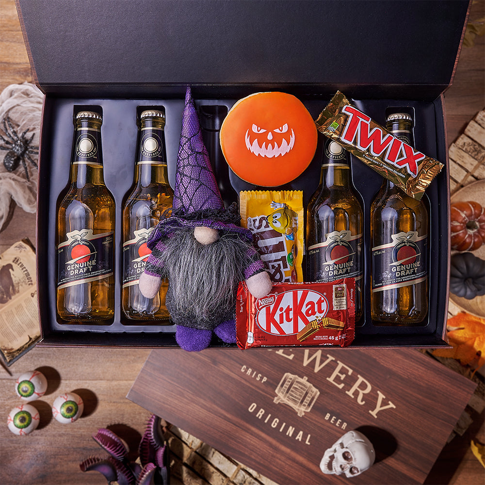 Halloween Candy &amp; Beer Gift, candy gift, candy, beer gift, beer, halloween gift, halloween, America delivery