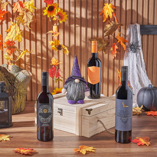 Halloween Wine Trio Gift, wine gift, wine, halloween gift, halloween, America delivery