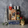 Happy Holidays Beer & Snacks Gift Basket from America Baskets - Christmas Gift Set - America Delivery.