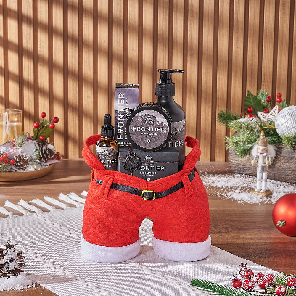 Holiday Men's Sandalwood Spa Essentials Gift Bag – how the gift is presented