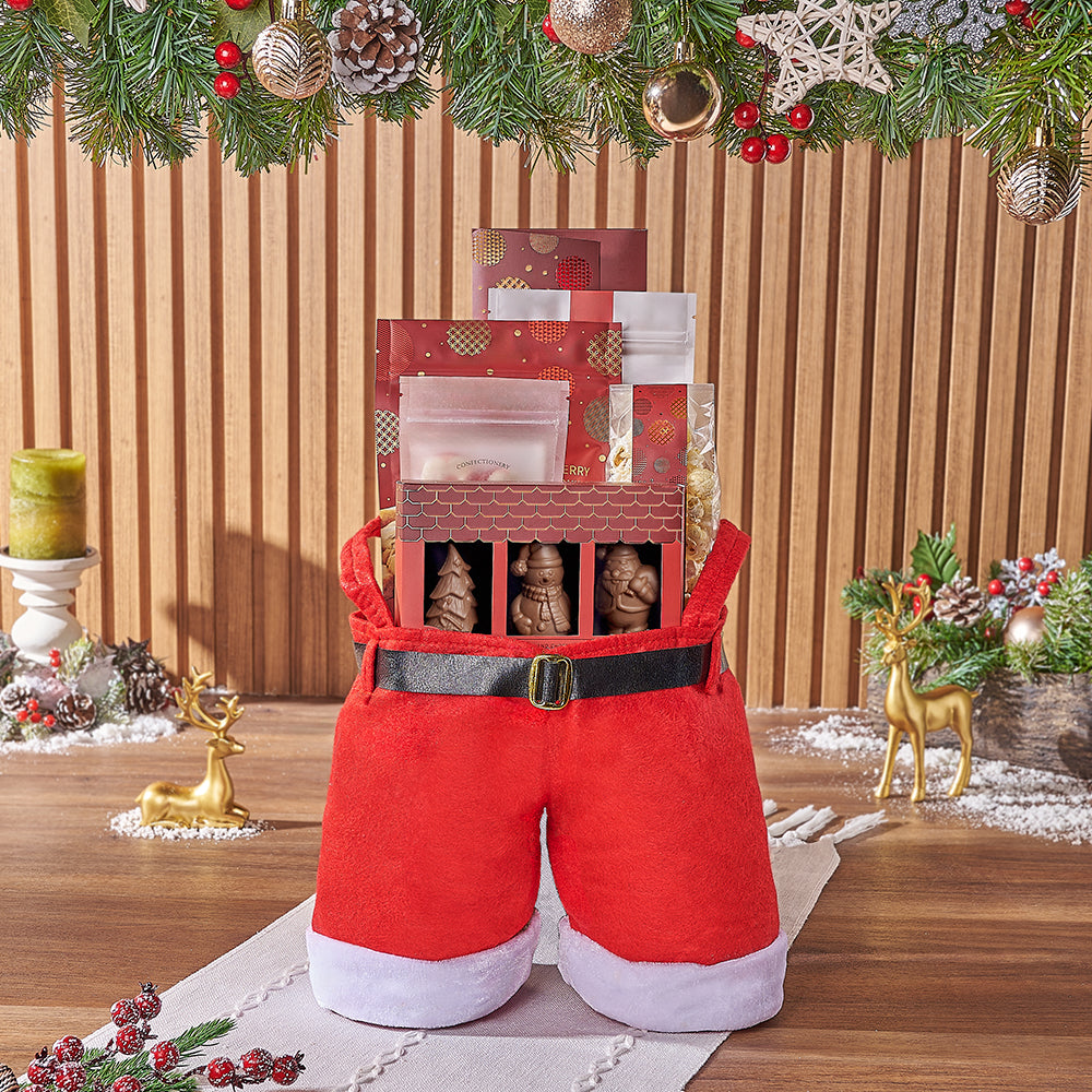 Holiday Treat Bag Gift Basket – how the gift is presented
