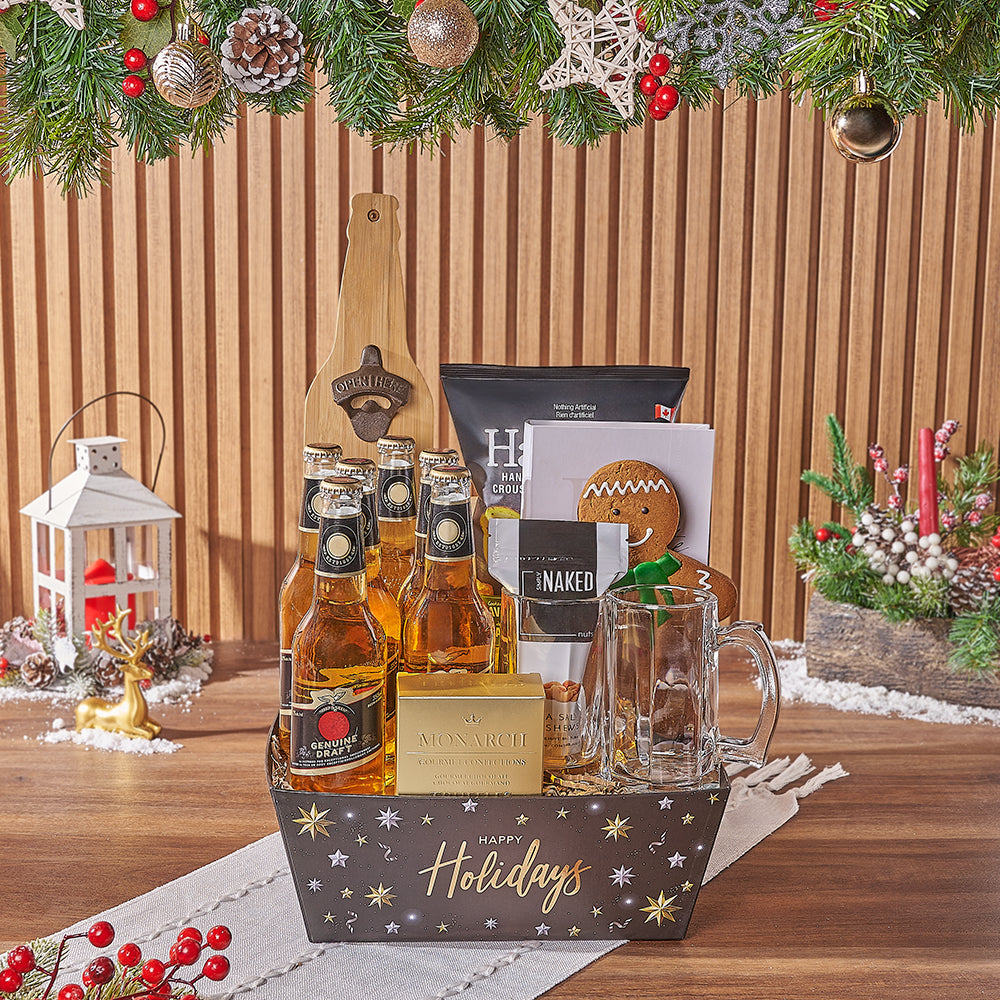 Holiday Beer and Truffles Gift Set – how the gift is presented