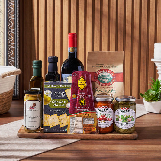 Little Italy Wine Basket from America Baskets - Wine Gift Set - America Delivery