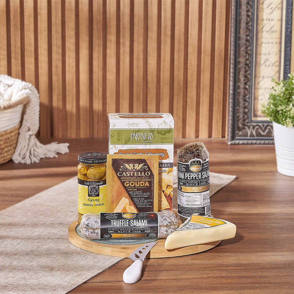 Luxurious Meat &amp; Cheese Gift Set- America Delivery