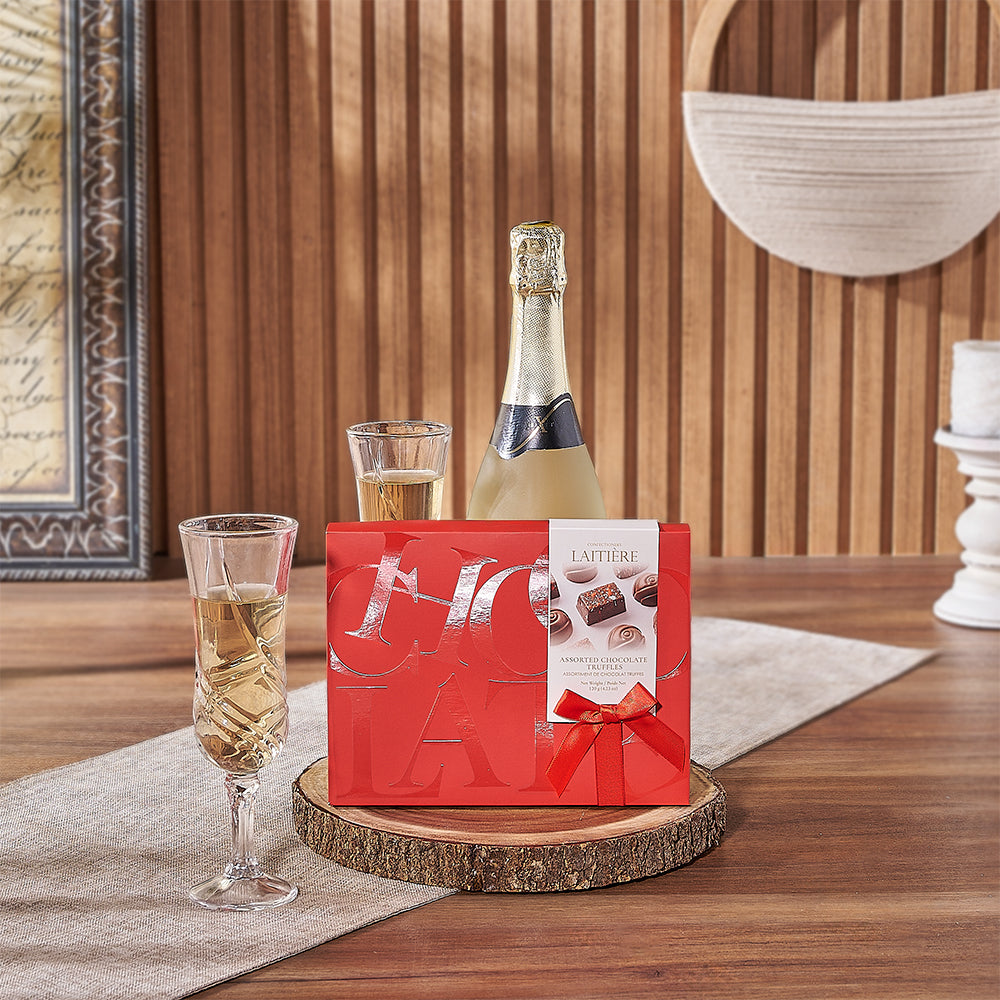 Maryvale Champagne &amp; Truffle Gift from America Baskets - Champagne Gift Set - America Delivery