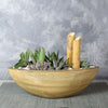 Moss Park Succulent Boat Garden from America Baskets - America Delivery