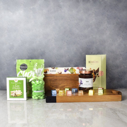 Dive into the delectable world of the Toronto Island Chocolate Basket - America Baskets
