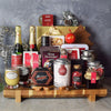 Opulent Christmas Champagne & Chocolate Gift Basket from America Baskets - Champagne Gift Set - America Delivery.