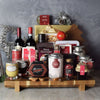 Opulent Christmas Wine & Chocolate Gift Basket from America Baskets - Wine Gift Set - America Delivery.