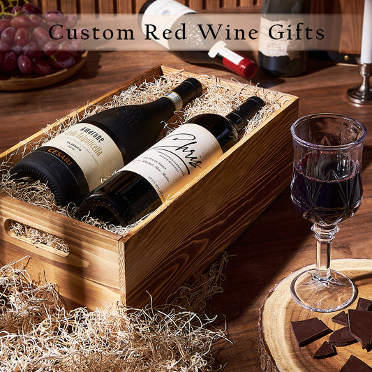Red Wine Gifts from America Baskets - Wine Gift Basket - America Delivery