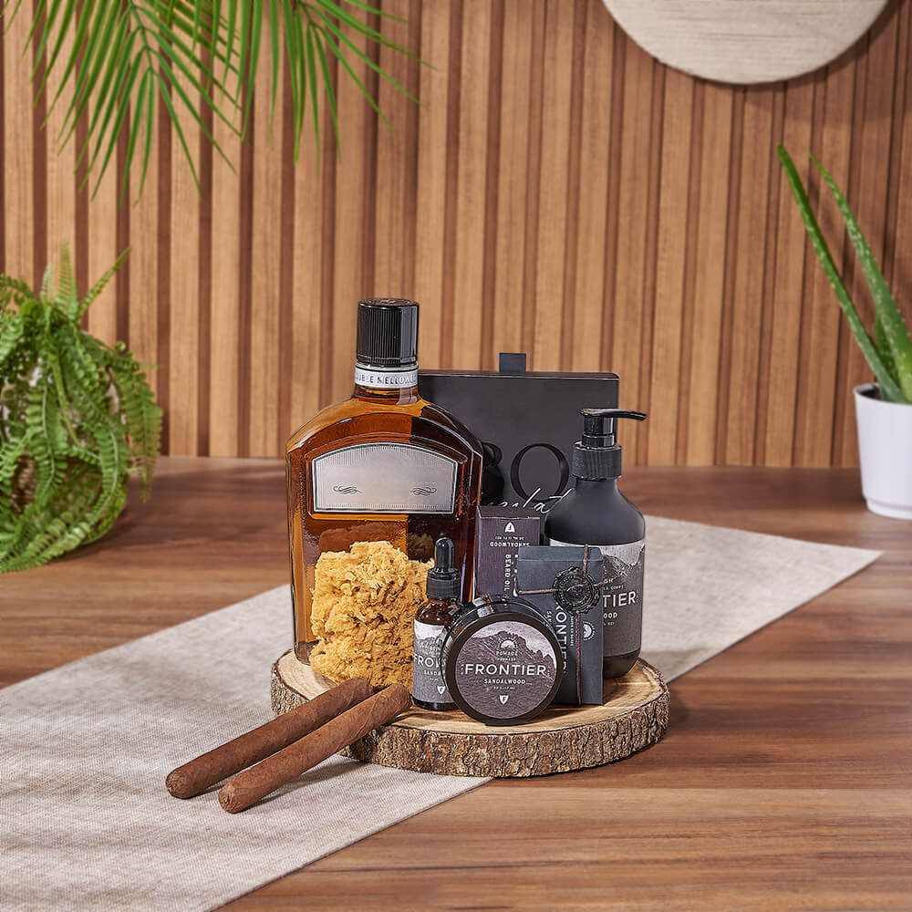 Sandalwood Spa &amp; Spirits Gift Set, liquor gift, liquor, spa gift, spa, America delivery