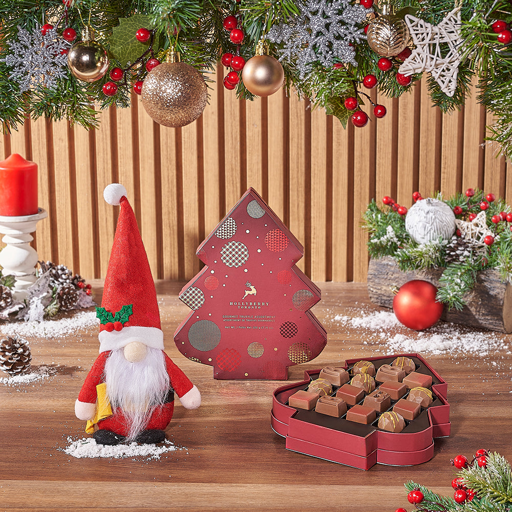 Santa &amp; Gourmet Chocolates Gift Set, Christmas gift, Christmas, chocolate gift, chocolate, America  delivery