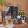 Smokin’ BBQ Grill Gift Set with Beer, grill gift, grill, beer gift, beer, bbq gift, bbq, America delivery