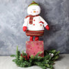 Snowman & Gourmet Chocolates Gift Set from America Baskets - Christmas Gift Basket - America Delivery