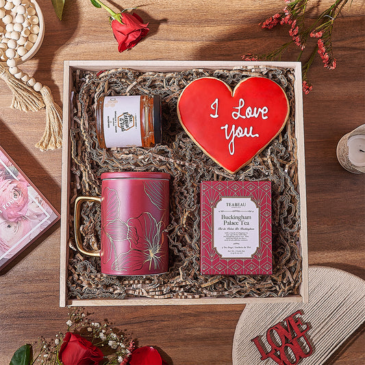St. Lawrence Valentine’s Day Box, tea gift, tea, valentine's day gift, valentine's day, America delivery