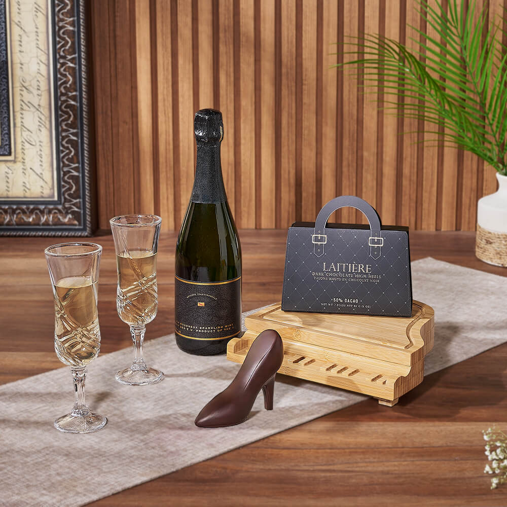 Sweet Chocolate &amp; Champagne Gift, champagne gift, champagne, sparkling wine gift, sparkling wine, chocolate gift, chocolate, America delivery