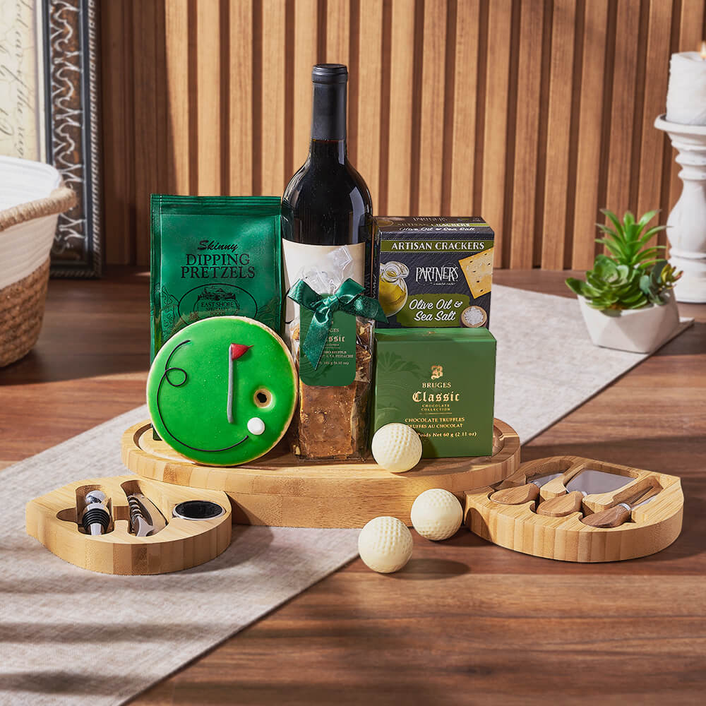 Sweet Treat Golf &amp; Wine Gift, wine gift, wine, golf gift, golf, America delivery