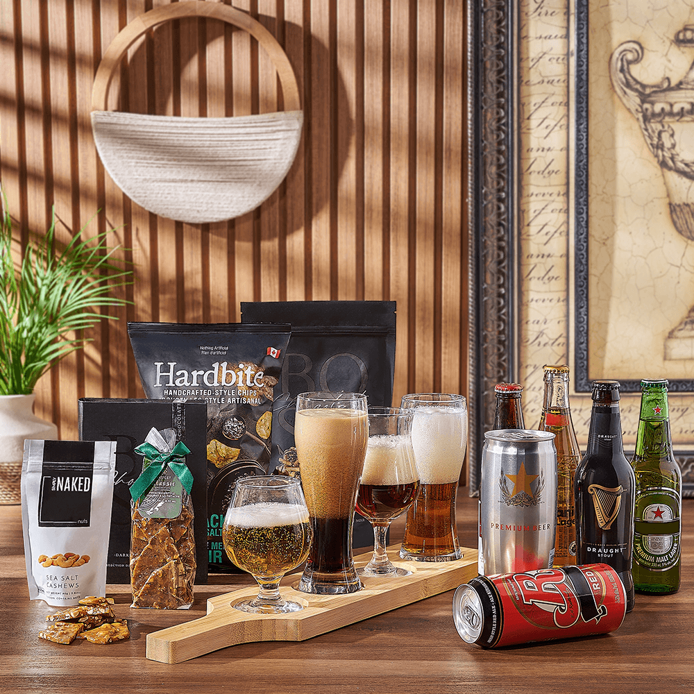 Sweet &amp; Salty Beer Flight Sampler, beer gift, beer, chocolate gift, chocolate, America delivery