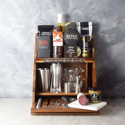Tabletop Bar Gift Set From America Baskets - Gourmet Gift Basket - America Delivery