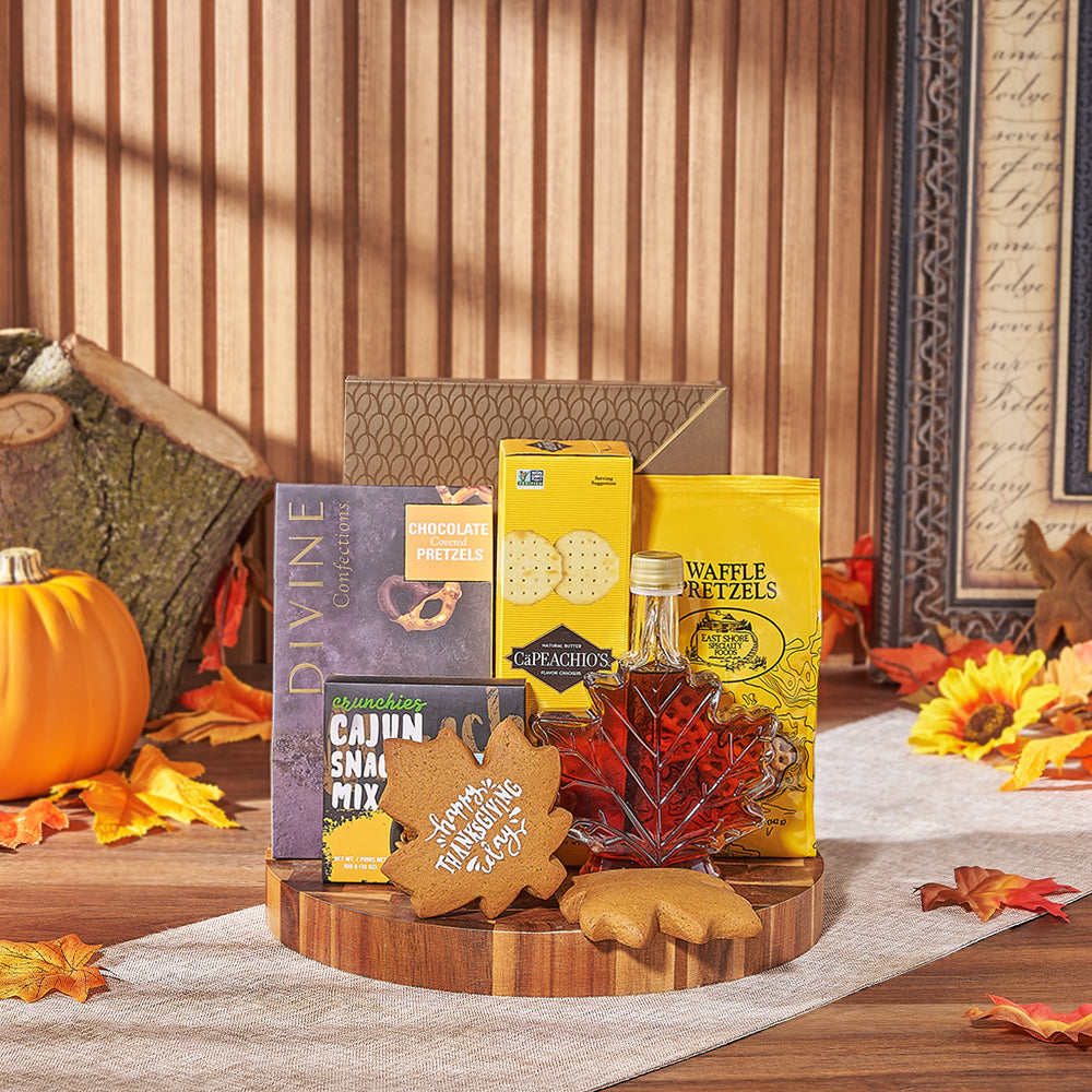 Thanksgiving Sweet &amp; Salty Snack Board, thanksgiving gift, thanksgiving, chocolate gift, chocolate, cookie gift, cookie, America delivery