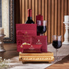 The Sweet Temptations Gourmet Wine Basket, wine gift, wine, chocolate gift, chocolate, cookie gift, cookie, America delivery