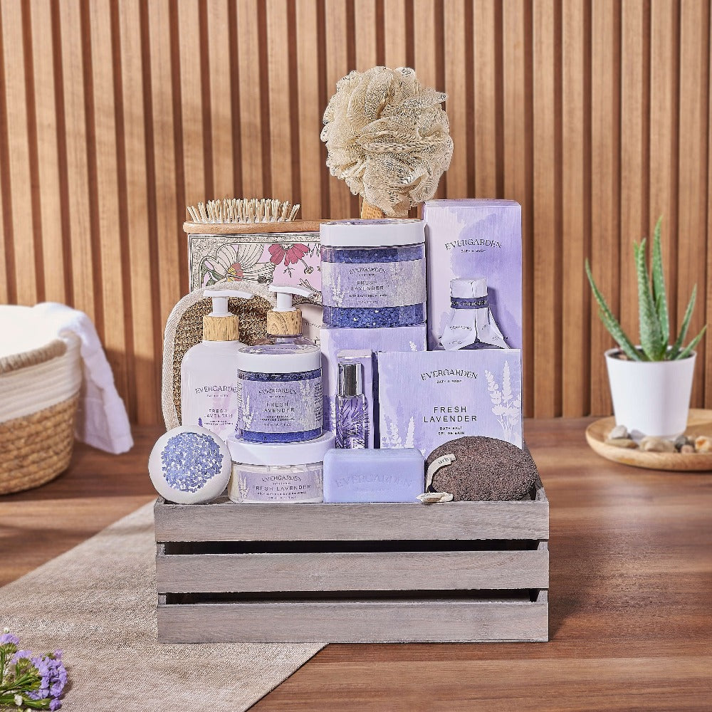 The Ultimate Spa Basket For Her, spa gift, spa, bath &amp; body gift, bath &amp; body, chocolate gift, America delivery