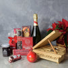 Yuletide Champagne & Snack Basket from America Baskets - America Delivery