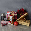 Yuletide Snacking Basket From America Baskets - Christmas Gift Set - America Delivery.