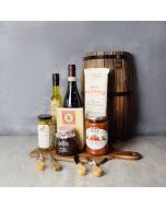 Pasta, Chutney & Wine Gift Set, wine gift baskets, gourmet gift baskets, gift baskets, gourmet gifts