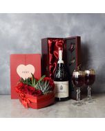 Richview ValentineâDay Wine Basket, wine gift baskets, gourmet gift baskets, gift baskets, Valentine's Day gift baskets
