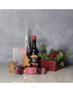 Red Sweets & Spirits Gift Set